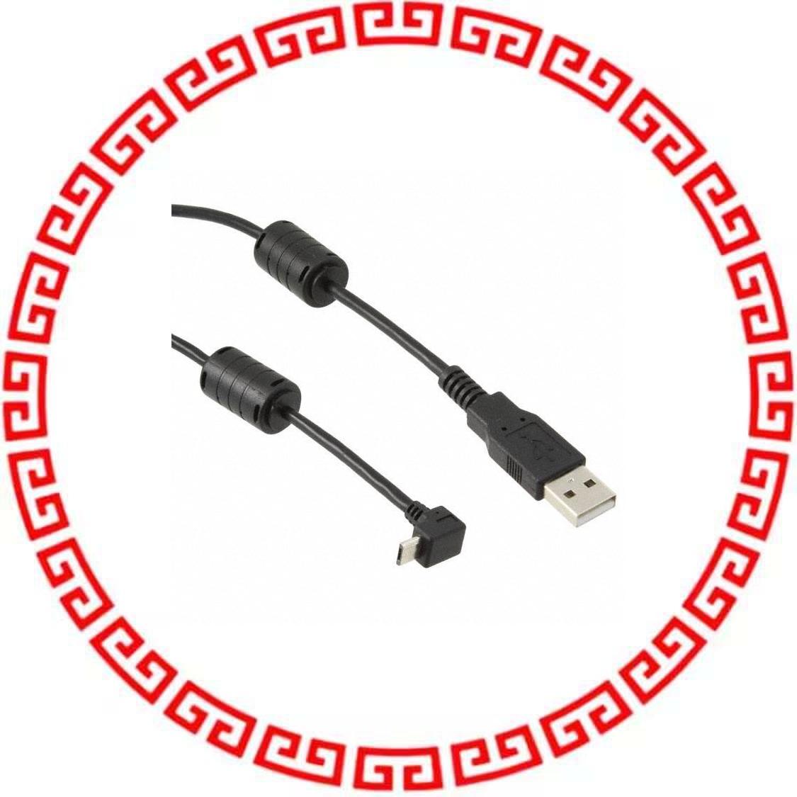 102-1392-BL-F0050 CBL USB-A TO MICRO-B .5M W/FRRT