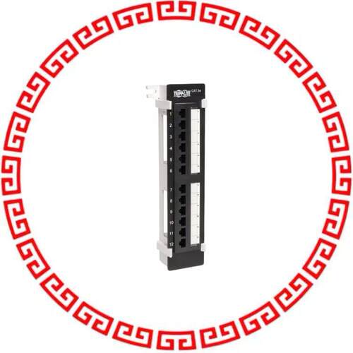 N050-012 PANEL PATCH CAT5E WALL MT 12PORT