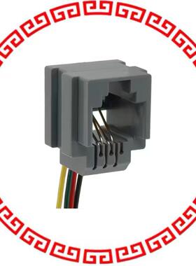 TM1RV-623K64-35S-150M CONN MOD JACK 6P4C UNSHIEL