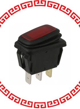 GRB238B801BRRL1Z SWITCH ROCKER SPST 16A 12V