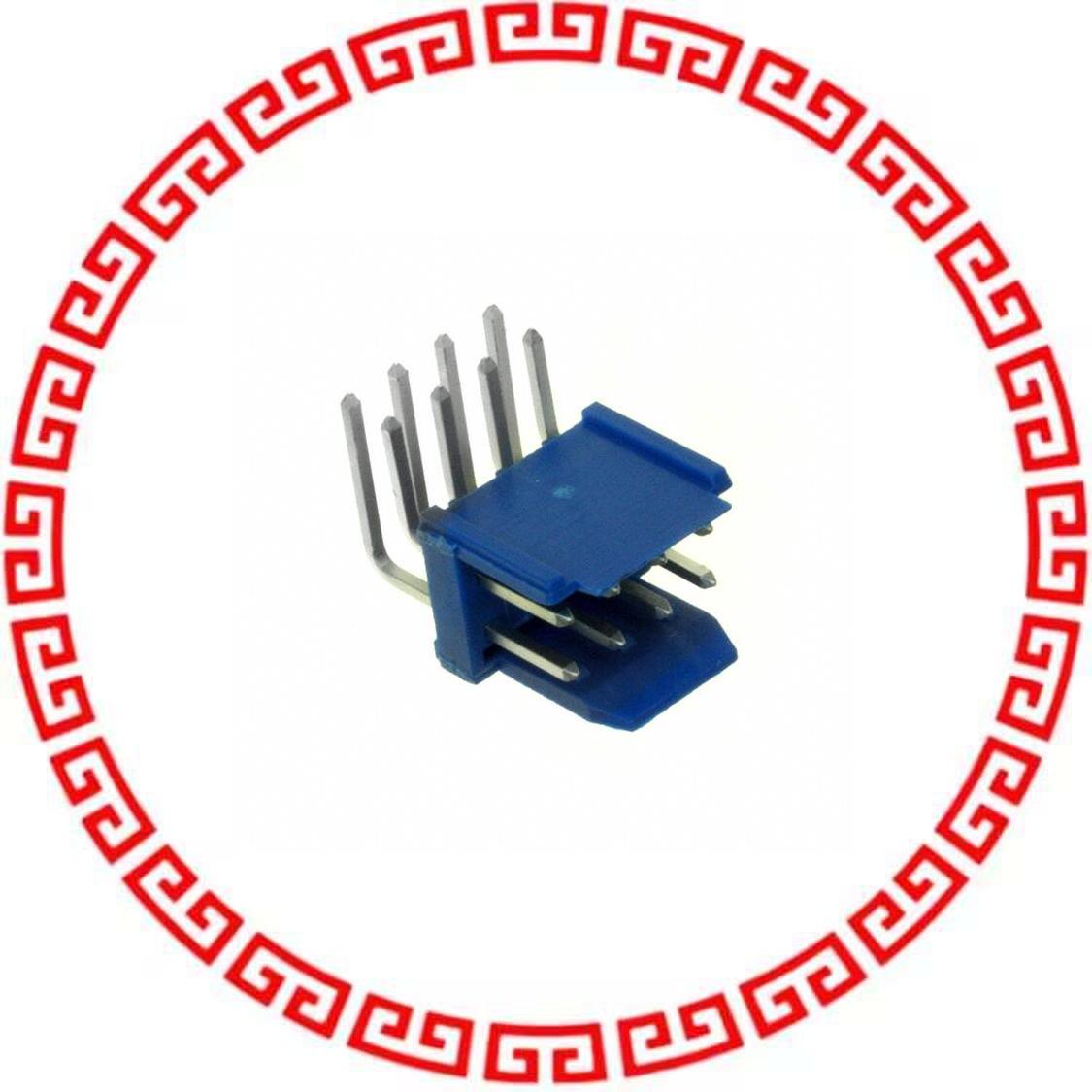 76383-404LF CONN HEADER 8POS .100 DL R/A TIN