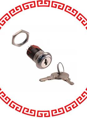 Y200AA2C203NQ SWITCH KEYLOCK 3POS DP3T 4A 125V