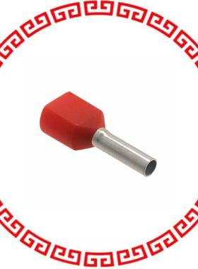 3200810 CONN FERRULE 2WIRE 18AWG RED