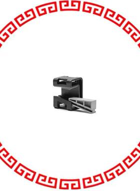 151-01567 CBL TIE WEDGE CLIP BLK-GRY