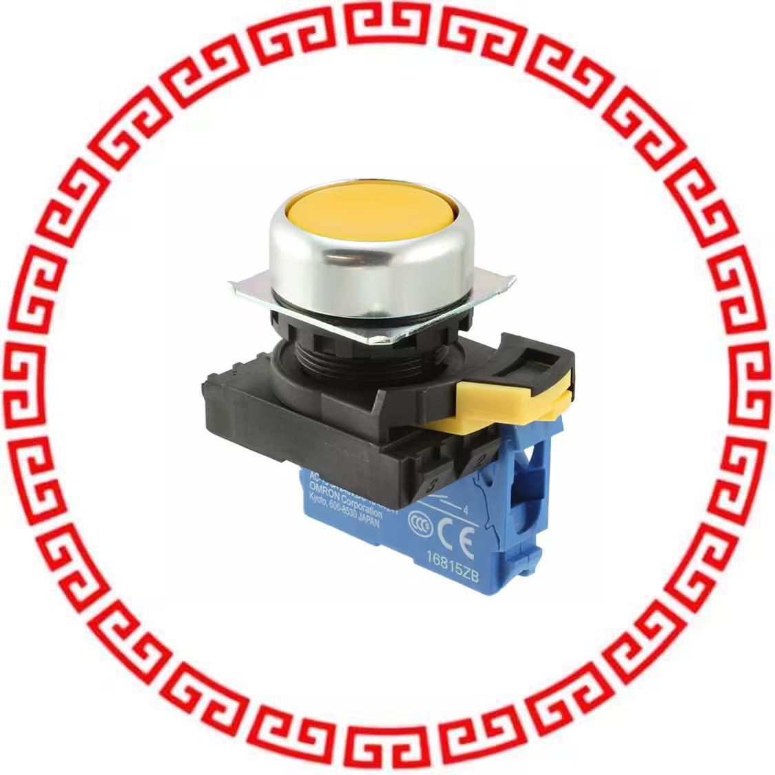 A22NN-RNA-NYA-G100-NN SWITCH PUSH SPST-NO 10A 12