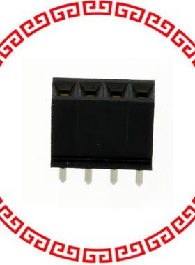 66951-004LF CONN RCPT 4POS .100 SGL STR PCB