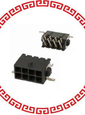 3-794629-8 CONN HDR 8POS DUAL R/A GOLD SMD