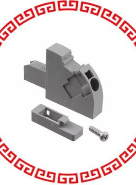 3056912 TERM BLK PUSH IN CLMP 1POS GRAY