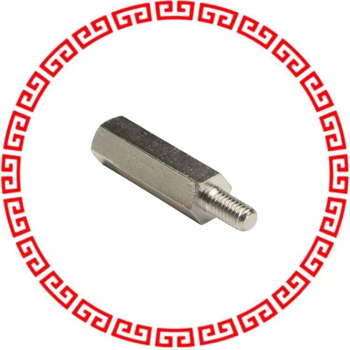 R30-3002002 HEX STANDOFF M3X0.5 BRASS 20MM