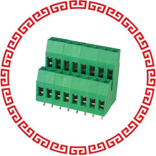 ED790/8 TERMINAL BLOCK 5MM 2ROW 8POS PCB