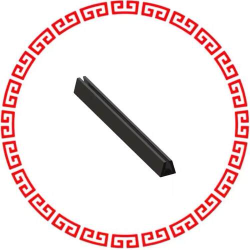 PGSG-3B GROMM EDGE SOLID PE BLK 1=100'