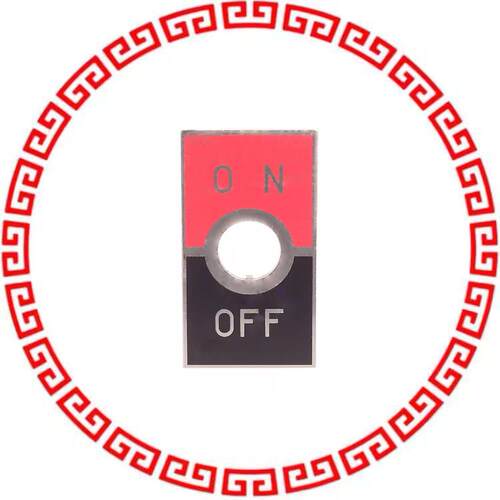AT202 ON-OFF PLATE FOR 12MM BUSHING