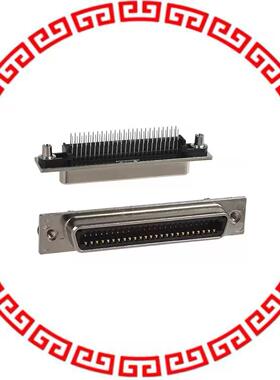 5554217-4 RCPT ASSY,50 POS,VERT MTG,SHLD