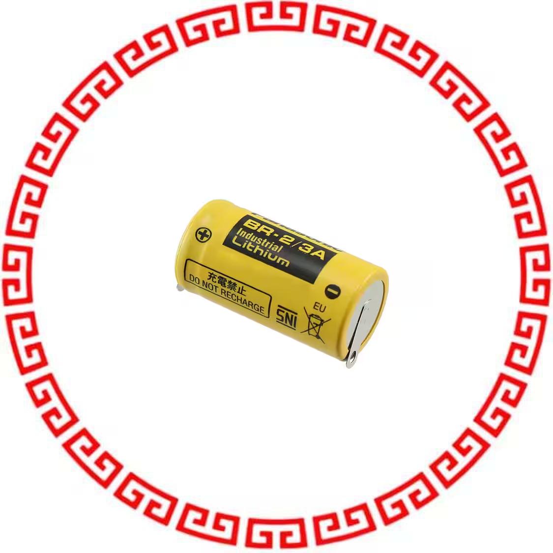 BR-2/3AT2SPN BATTERY LITHIUM 3V 2/3 A