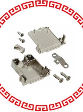 165X13489X BACKSHELL DB25 METALIZED PLASTIC