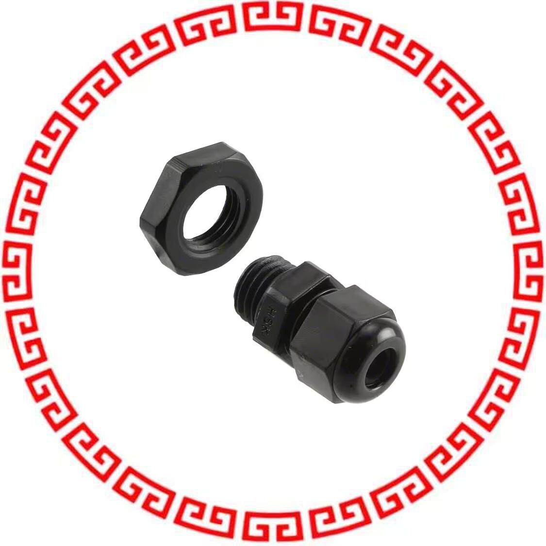 AIO-CSM12 CABLE GLAND 3-6.5MM M12 NYLON