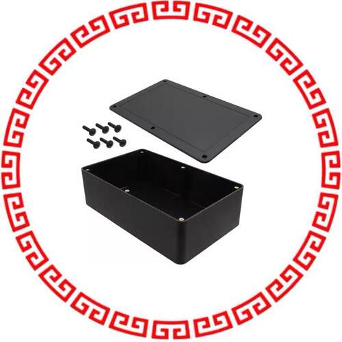 CU-3286 BOX ABS BLACK 10.15