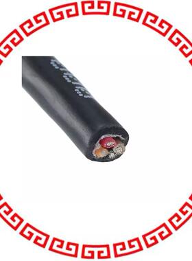 25004 BK005 CABLE 4COND 22AWG BLACK 100'