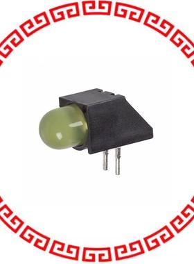 5505307F LED 5MM RT ANG SUP DIFF YEL PCMT