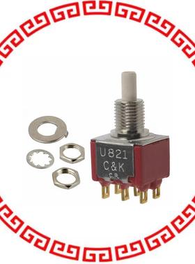 U821SHZGE SWITCH PUSHBUTTON DPDT 1A 120V