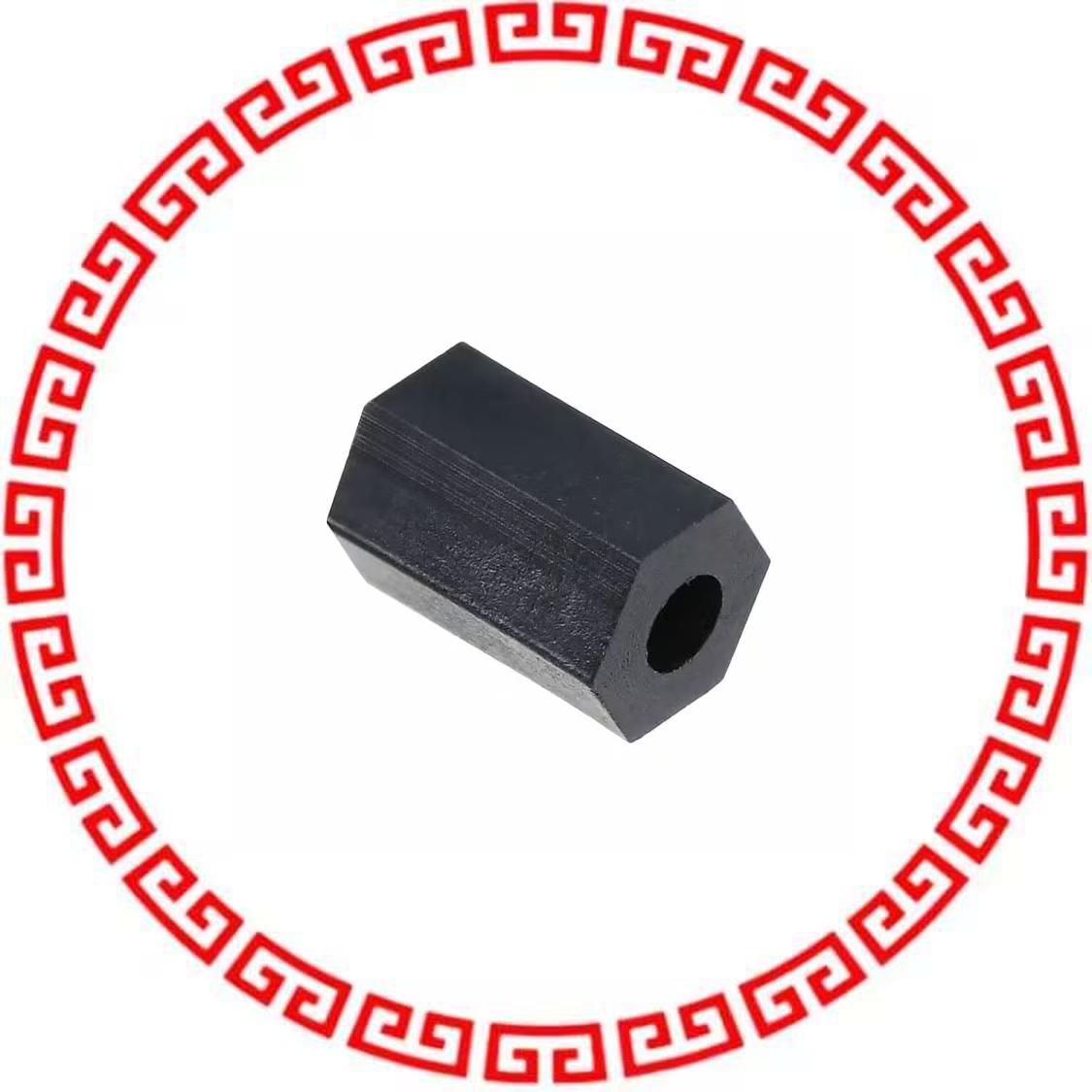 R30-9401000 HEX SPACER M3 PLASTIC 10MM