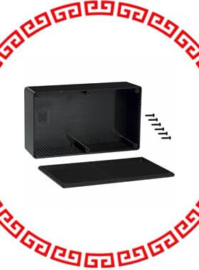 1591ESBK BOX PLASTIC BLK 7.48