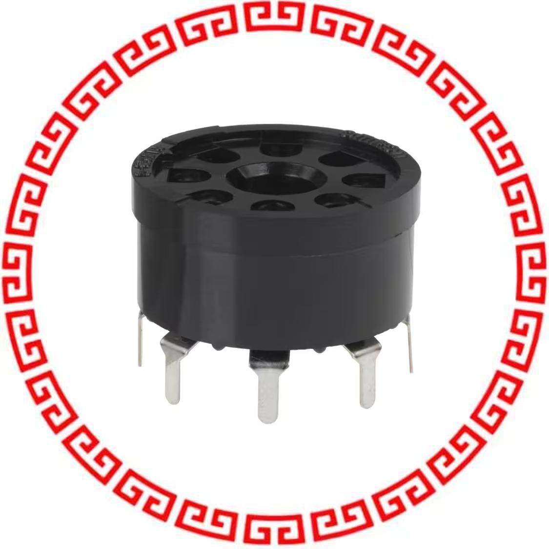 PLE08-0 RELAY SOCKET 8 POS THROUGH HOLE