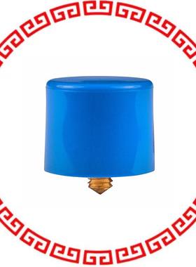 AT407G CAP PUSHBUTTON ROUND BLUE