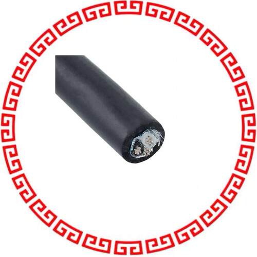 5616B2001 BK005 CABLE 2COND 20AWG BLK SHLD 100'