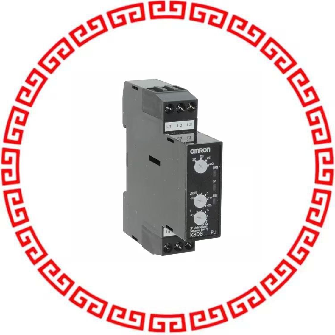 K8DS-PU2 17.5 MM 3-PHASE VOLTAGE RELAY