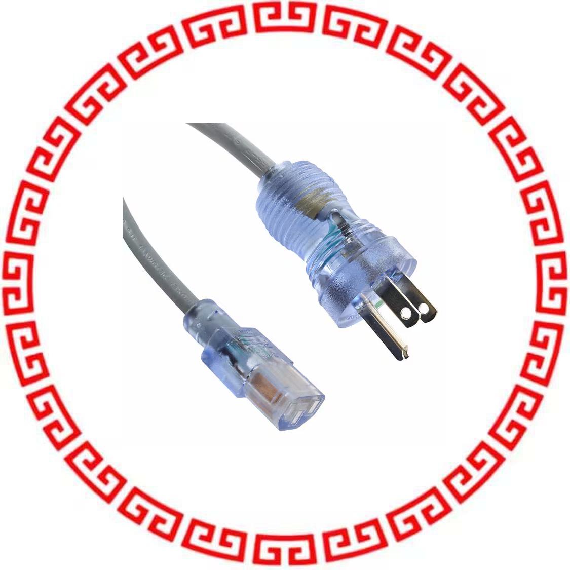 4300.092 CORDSET NEMA 3X18AWG CLEAR 10'