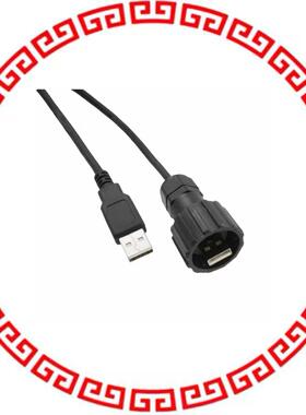 17-200231 CONN USB PATCH CORD A-A PLUG 2M