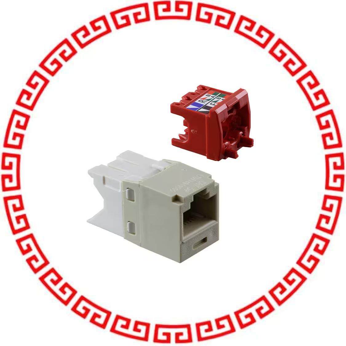 CJ5E88TGEI CATEGORY 5E, RJ45, 8-POSITION, 8