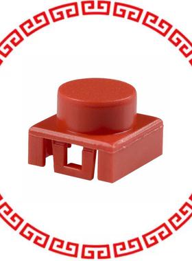 BTNK0240 CAP TACTILE ROUND RED