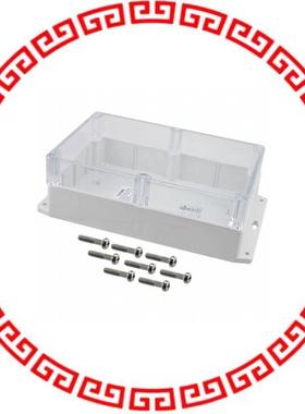 PN-1329-CMB BOX PLSTC GRAY/CLR 8.74