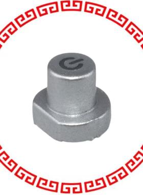 400ECA01E CAP TACTILE ROUND SILVER