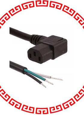 800-1603-2-SJT0-BL-00050 CORD PWR R/A FEMALE-OPEN END .5M
