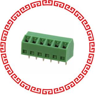 6POS PCB BLOCK 1728323 3.81MM TERM GRN