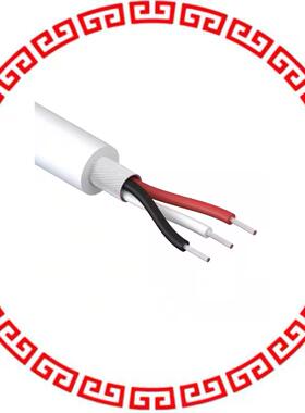 30-00456 CBL 3CON 28AWG SHLD WHT 305M BIO