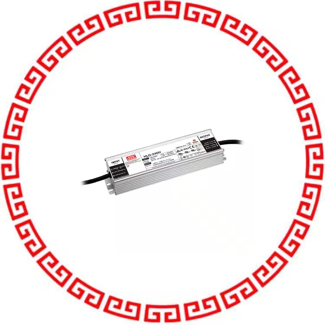 HLG-240H-30B LED DRVR CC/CV AC/DC 15-30V 8A