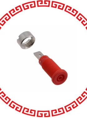 72922-2 2MM JACK SHEATHED PNL MNT RED