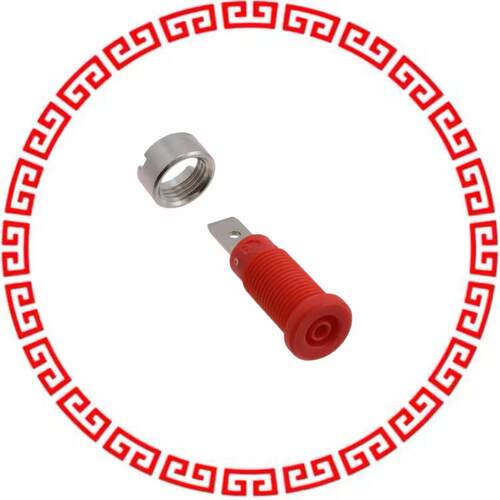 72922-2 2MM JACK SHEATHED PNL MNT RED