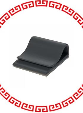 CFCC-8-04A-RT CBL CLIP FLAT C-TYPE GRAY ADH