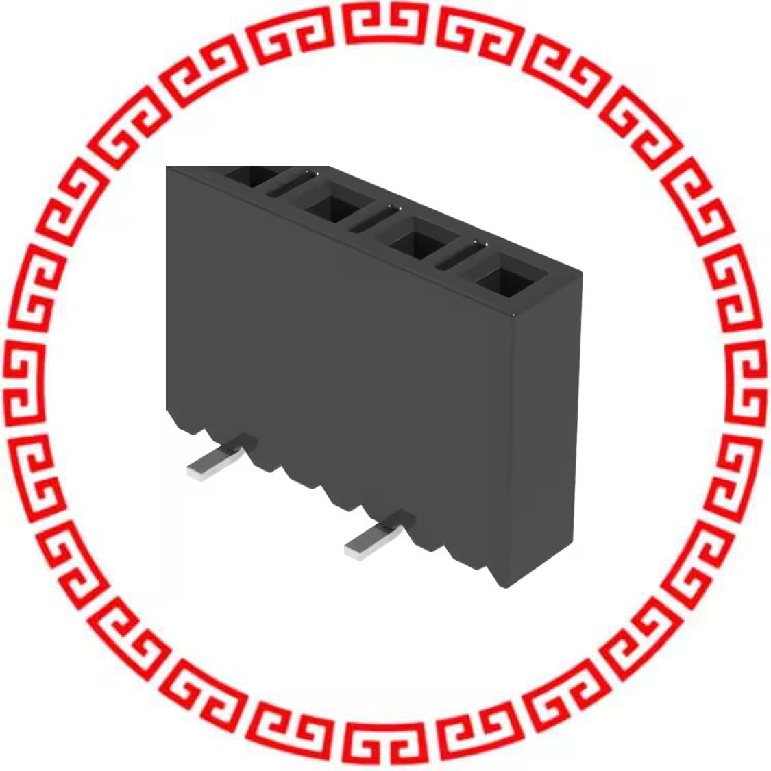 SSM-111-L-SV CONN RCPT .100