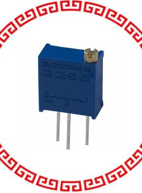 3296Y-1-203LF TRIMMER 20K OHM 0.5W PC PIN TOP