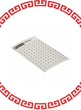 0804183:0001 MARKER CARD PRINTED 1-10