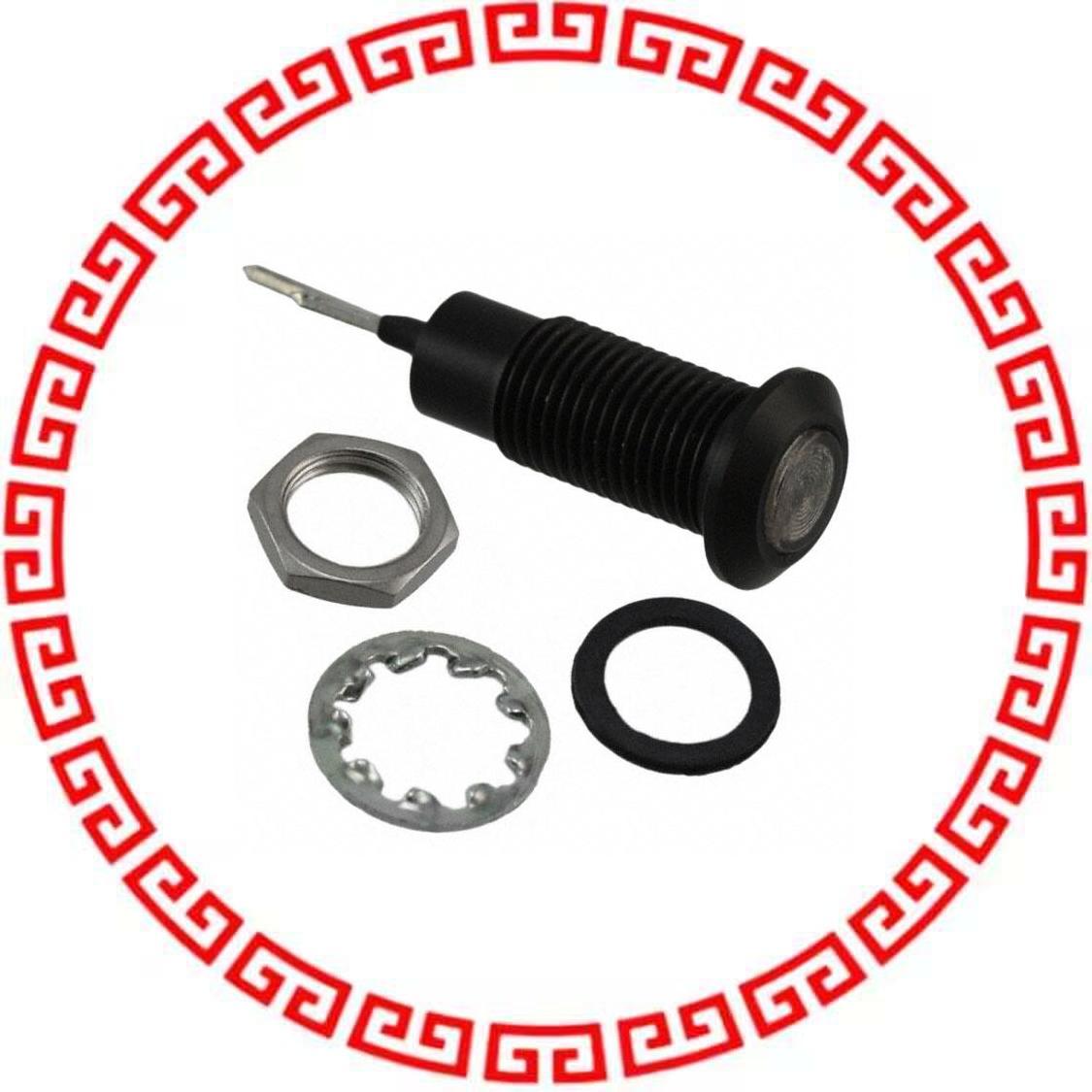 PM5-A5G28V PANEL MOUNT ASSEM 6.35MM GREEN