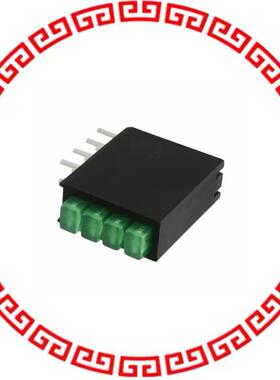 WP914CK/4GDT LED IND 2X3MM QUAD RA GRN DIFF