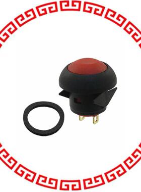 RP8100B1M1CEBLKREDNIL SWITCH PB SPST-NO 0.125A 1