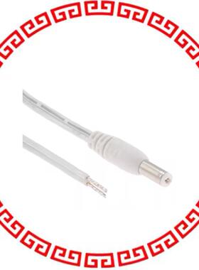 10-01239 CBL M 2.5MM 6' 18AWG WHT